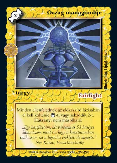 Kiadás: Ezüsthajnal, Túlélők Földje
Gyakoriság: ritka