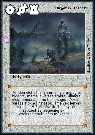 Kiadás: Létsíkok, Túlélők Földje
Gyakoriság: nem gyakori