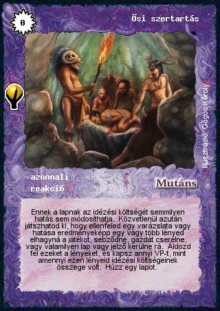 Kiadás: Alappakli, 5. kiadás (Ősök városa)
Gyakoriság: ritka