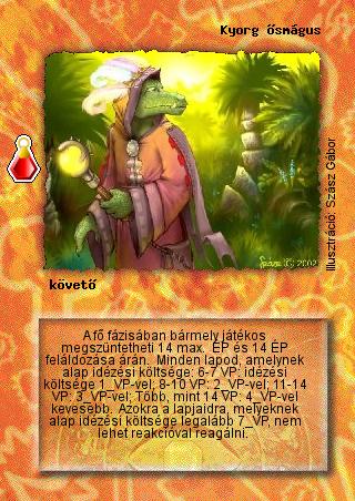 Kiadás: Esthar Császárság, Védnök 2023
Gyakoriság: ritka