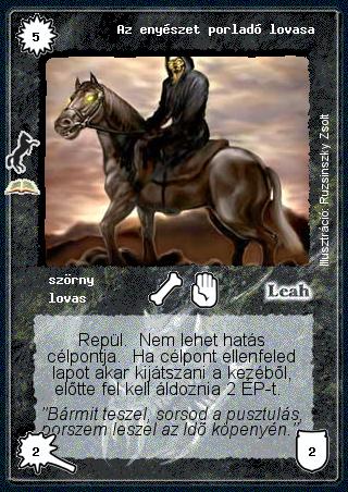 Kiadás: Az apokalipszis lovasai (Zén)
Gyakoriság: ritka