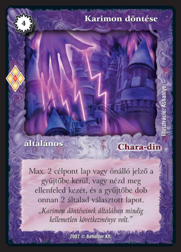 Kiadás: Misztikus Erők
Gyakoriság: ritka