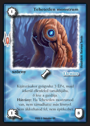 Kiadás: Alappakli, 9. kiadás (Végzetúr)
Gyakoriság: nem gyakori