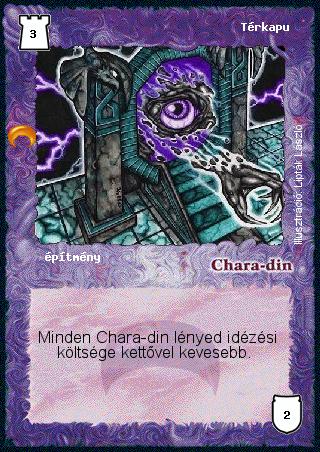 Kiadás: Chara-din visszatér
Gyakoriság: gyakori