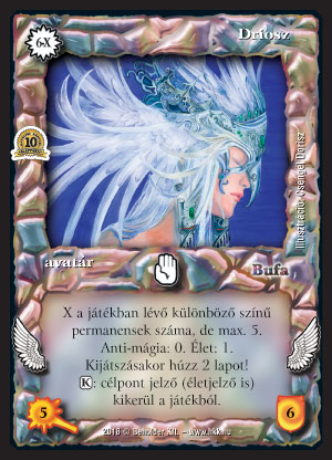 Kiadás: Mágusok Alkonya, Alappakli, 10. kiadás
Gyakoriság: ritka